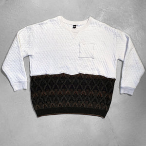 reMade Sweater - Quilt Crewneck - G A L A X Y   M A D E